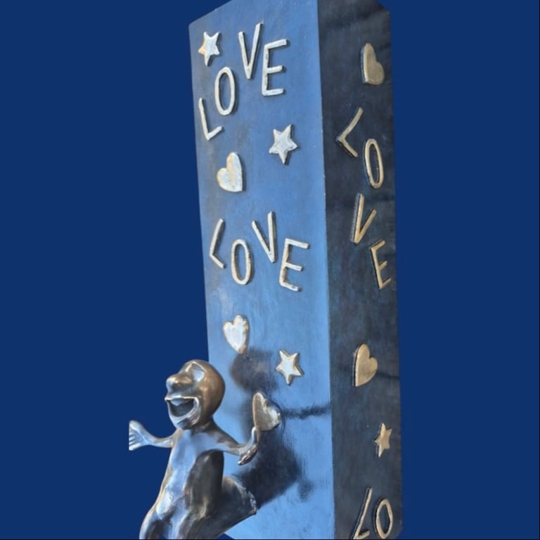 My Love (Mørkeblå patinering) billede 5