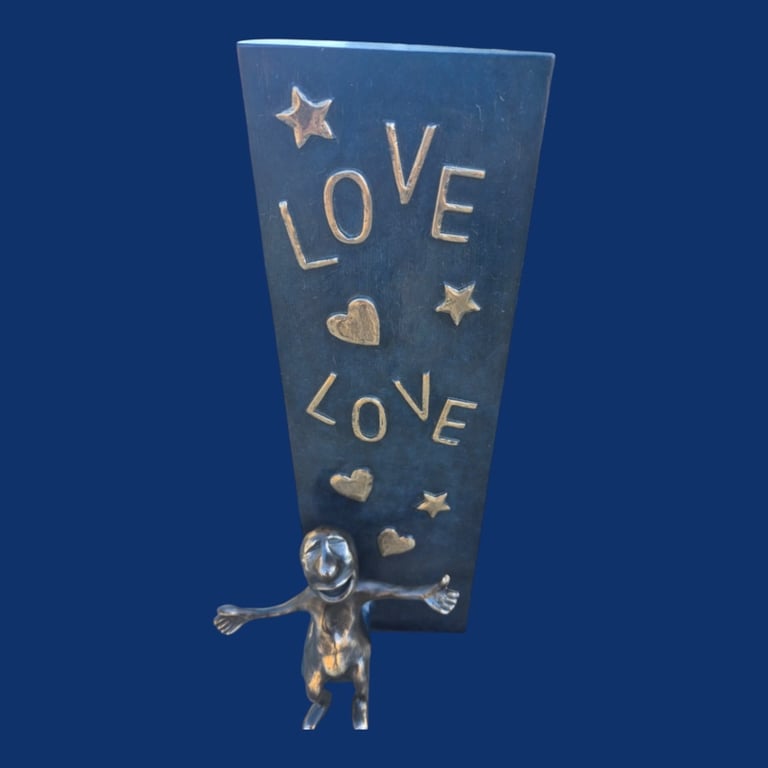 My Love (Mørkeblå patinering) billede 4