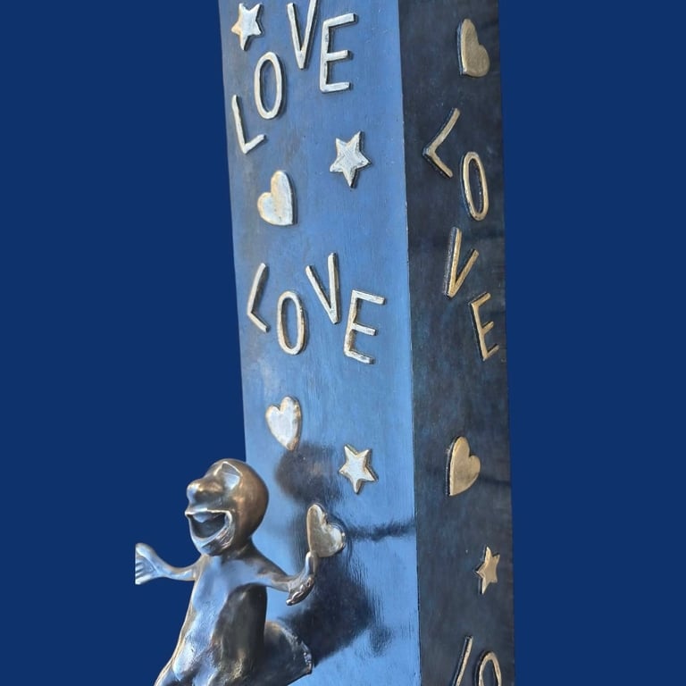 My Love (Mørkeblå patinering) billede 6