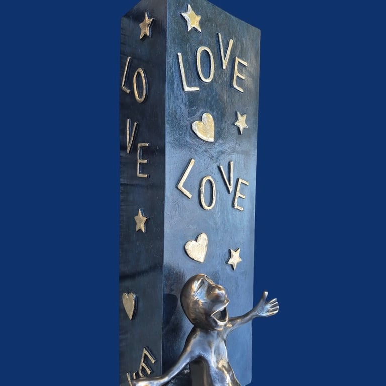 My Love (Mørkeblå patinering) billede 3