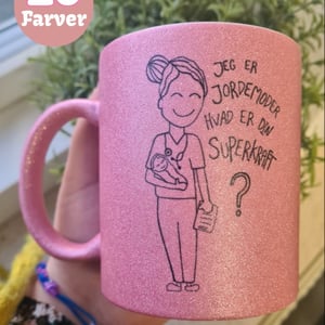 Krus: Jeg er jordemoder, hvad er din superkraft  – produktbillede