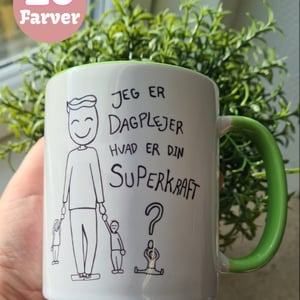 Krus: jeg er dagplejer, hvad er din superkraft (Kort hår) – produktbillede