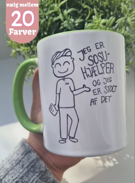 Krus: Jeg er SOSU-hjælper og jeg er stolt af det (kort hår)