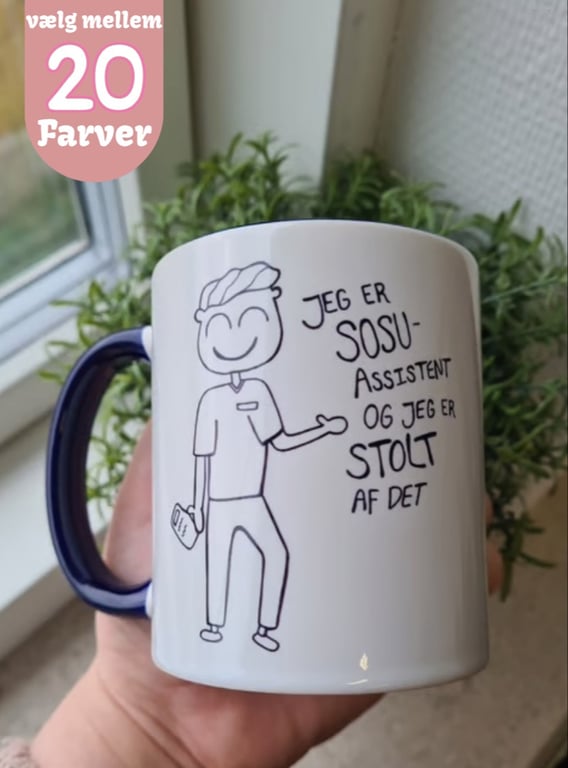 Krus: Jeg er SOSU-ASSISTENT og jeg er stolt af det (kort hår)