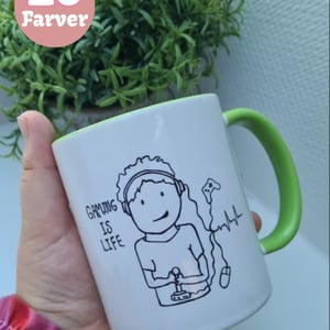 Krus: gaming is life – produktbillede