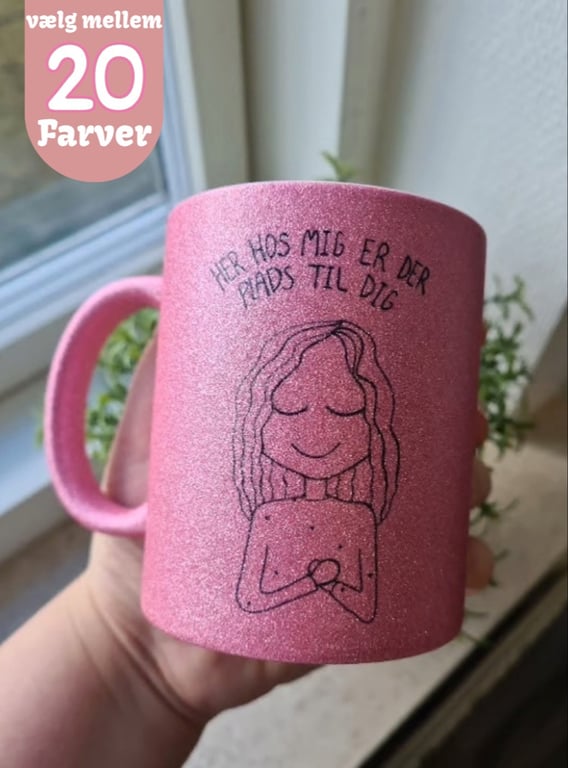Krus: her hos mig er der plads til dig (hjertet)