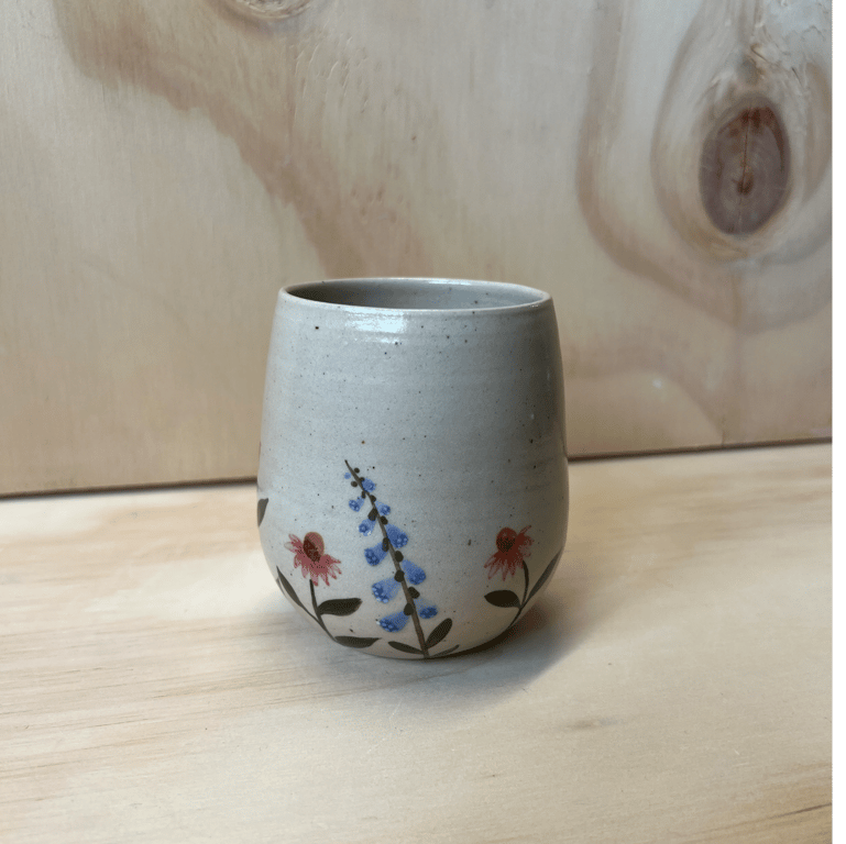 Solhat-blomster kop uden hank