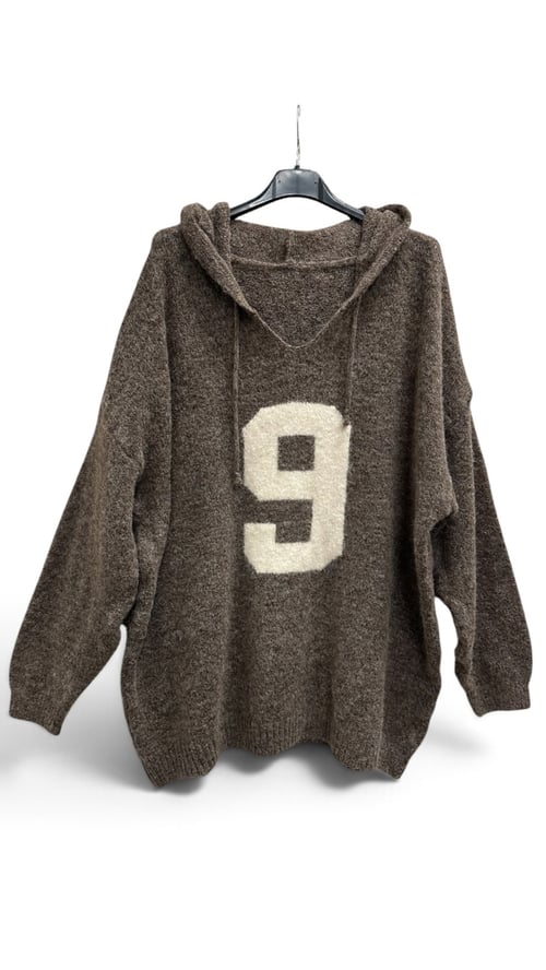 Vera soft hoodie, Chokolate. Onesize str. 36-46. (3)