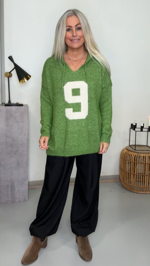 Vera soft hoodie, Green. Onesize str. 36-46. (2)