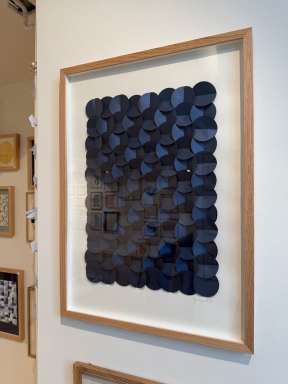 50x70cm, Relief, marine, indrammet  billede 3