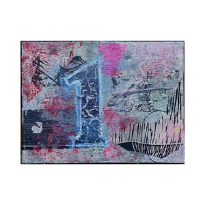Abstrakt collage mixed/media 1. – produktbillede