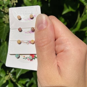 Mini rund marmoreret – produktbillede