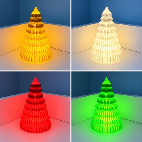 Juletræ til LED-fyrfadslys