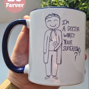 Krus: I'm a doctor what's your superpower – produktbillede
