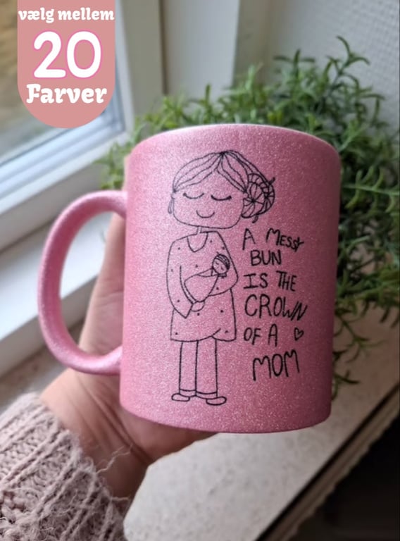 Krus: a messy bun is the crown of a mom
