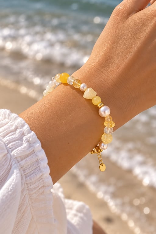 Be sunshine armbånd- glæde, energi, motivation, manifestation billede 2