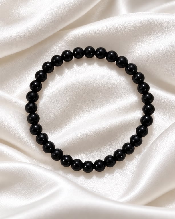 Obsidian armbånd