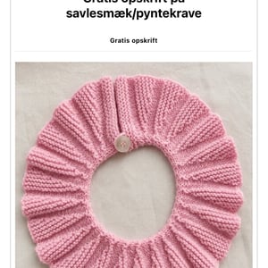 Pyntekrave / Savlesmæk til baby - FREE – produktbillede