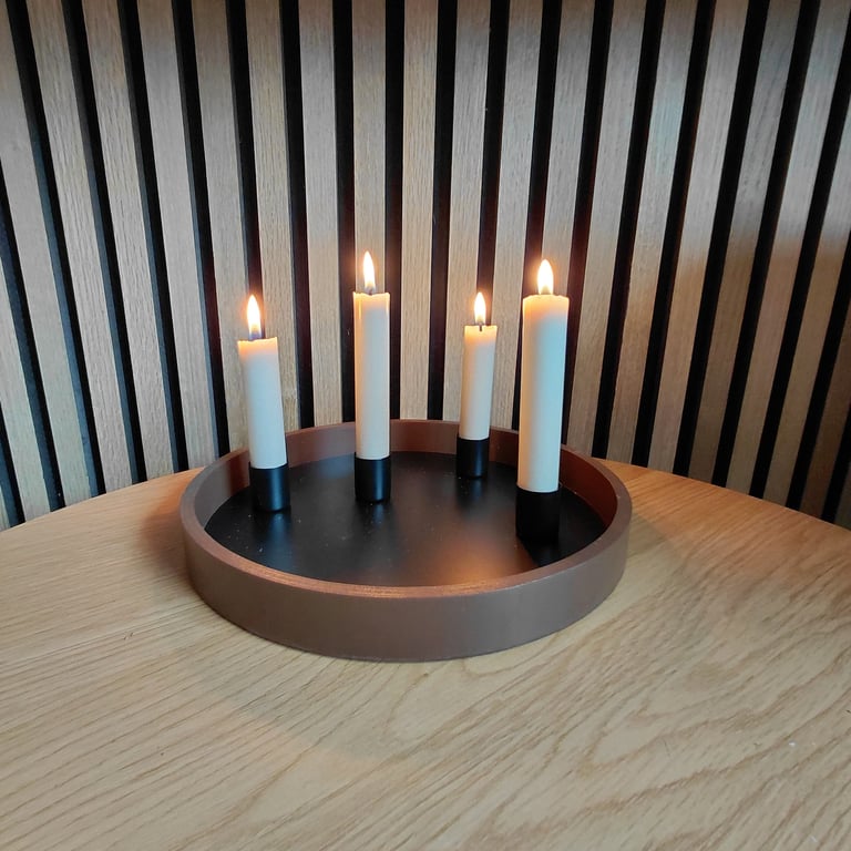 Fad med magnetiske lysholdere