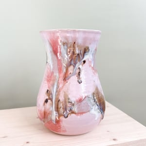 Rosa twist vase – produktbillede