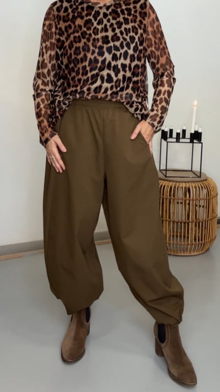 Ditte pants, Mocca. Onesize 36-46.