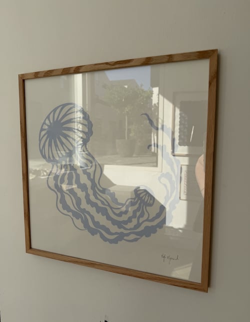 40x40cm, papercut gople, indrammet  (2)