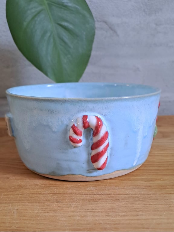 Julehygge skålen er 14 cm i diameter og 7 cm høj  billede 2