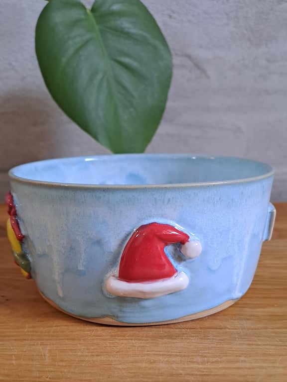 Julehygge skålen er 14 cm i diameter og 7 cm høj  billede 4