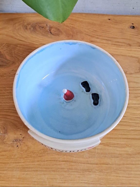 Julehygge skålen er 13,5 cm i diameter og 7 cm høj billede 3