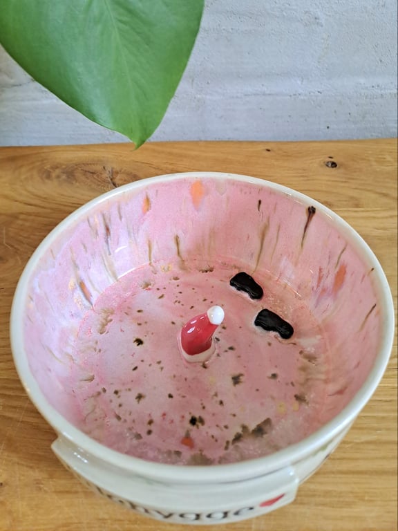 Julehygge skålen er 14,5 cm i diameter og 6 cm høj billede 3