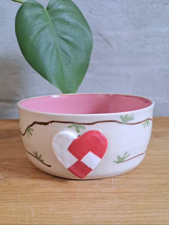 Glædelig jul skålen er 14 cm i diameter og 6,5 cm høj billede 2