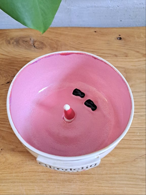 Glædelig jul skålen er 14 cm i diameter og 6,5 cm høj billede 3