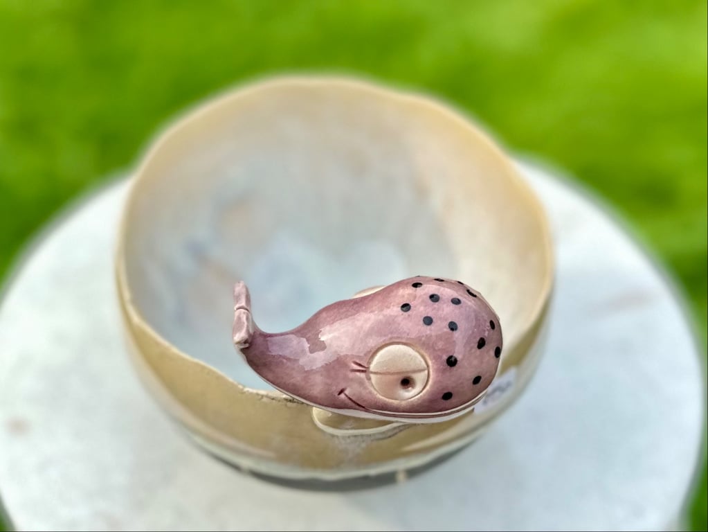 Lille skål med hval billede 3