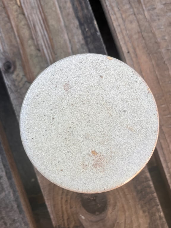 Sandfarvet Smørklokke. 190 ml. H:8 cm billede 3