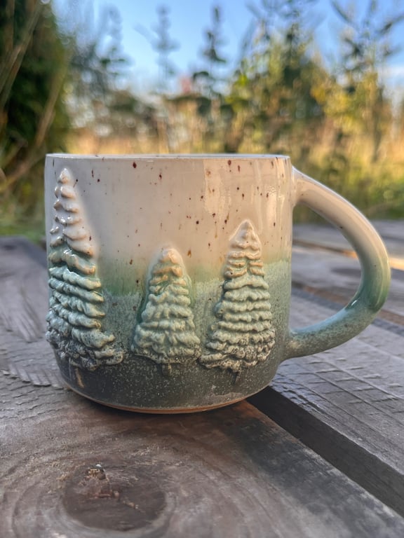 Grøn julekop. 340 ml. H: 8 cm