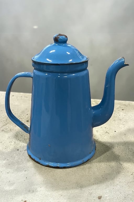 Madamblå kaffekande