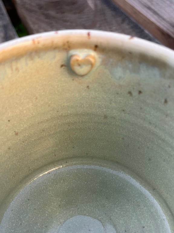 Grøn jule kop. 350 ml. H: 7,5 cm billede 3