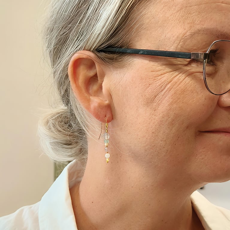 Morgengry øreringe billede 4