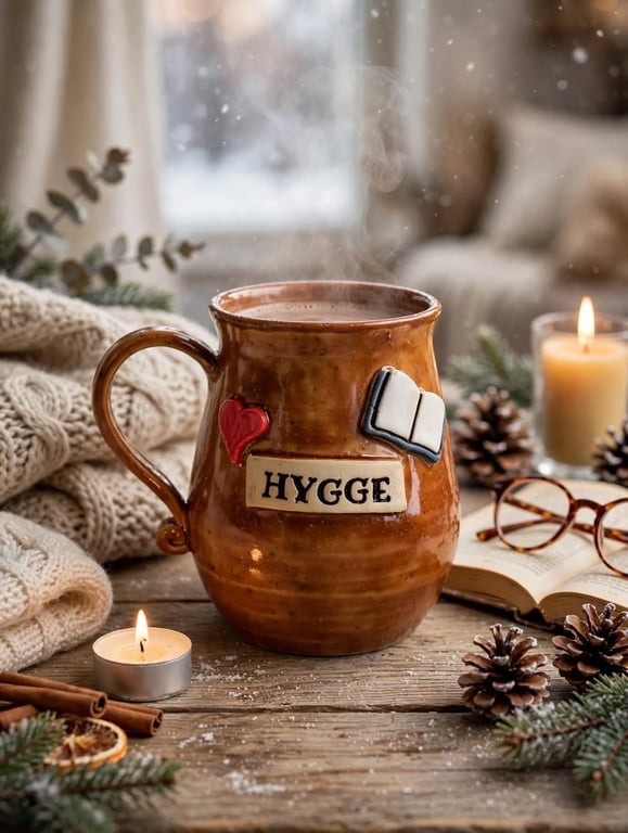 Keramik krus med tekst - Hygge
