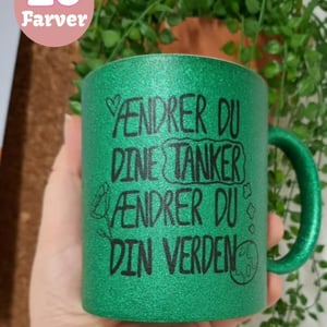 Krus: ændrer du dine tanker, ændrer du din verden – produktbillede