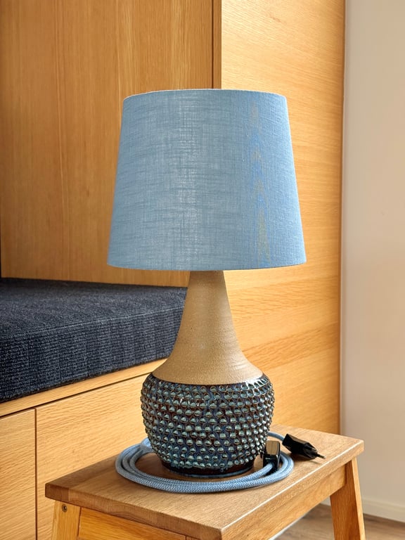 Upcycled vintage bordlampe - Søholm Keramik