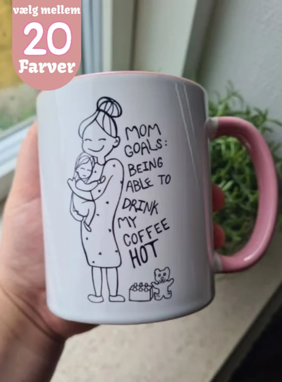 Krus: mom goals being able to drink my coffee hot
