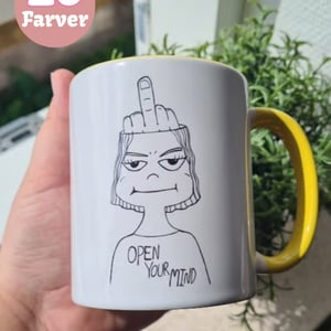Krus: open your mind  – produktbillede