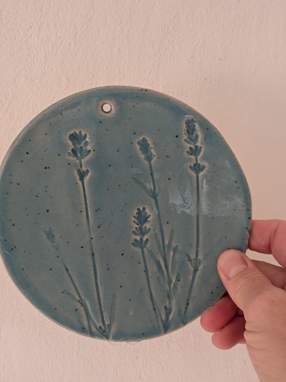 platte lyseblå med labendel