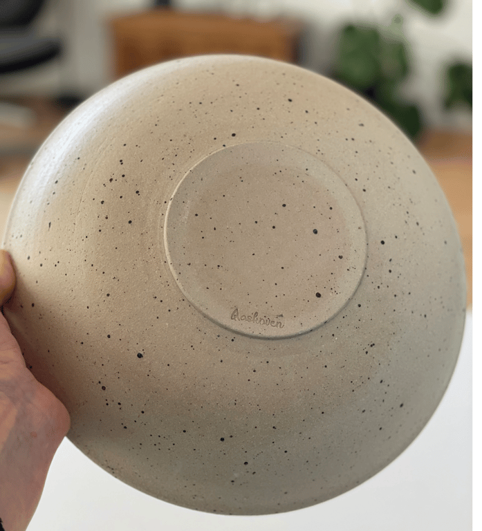 Solsikke salatskål, hørgul - ø 26 cm billede 3