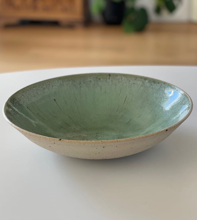 Fad/salatskål, kobbergrønt - ø 27 cm billede 2