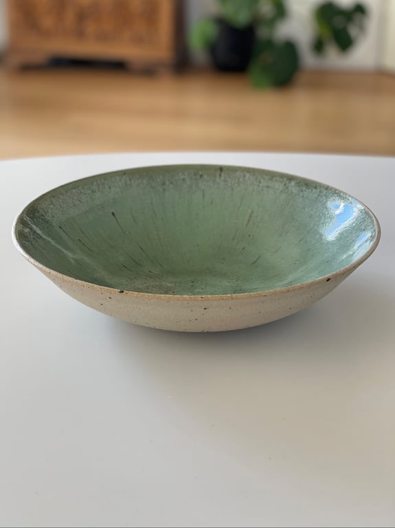 Fad/salatskål, kobbergrønt - ø 27 cm