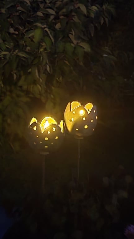 Mini Lysblomst på stang billede 3
