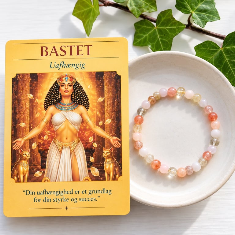 Bastet- gudinde armbånd billede 3