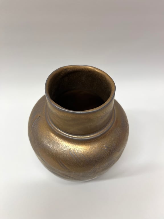 Gylden vase billede 2